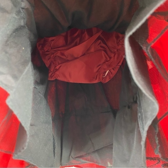 Rare Editions Baby Girl’s Red Glitter Circle Party Formal Holiday Dress -Sz‎ 24M - Picture 5 of 9